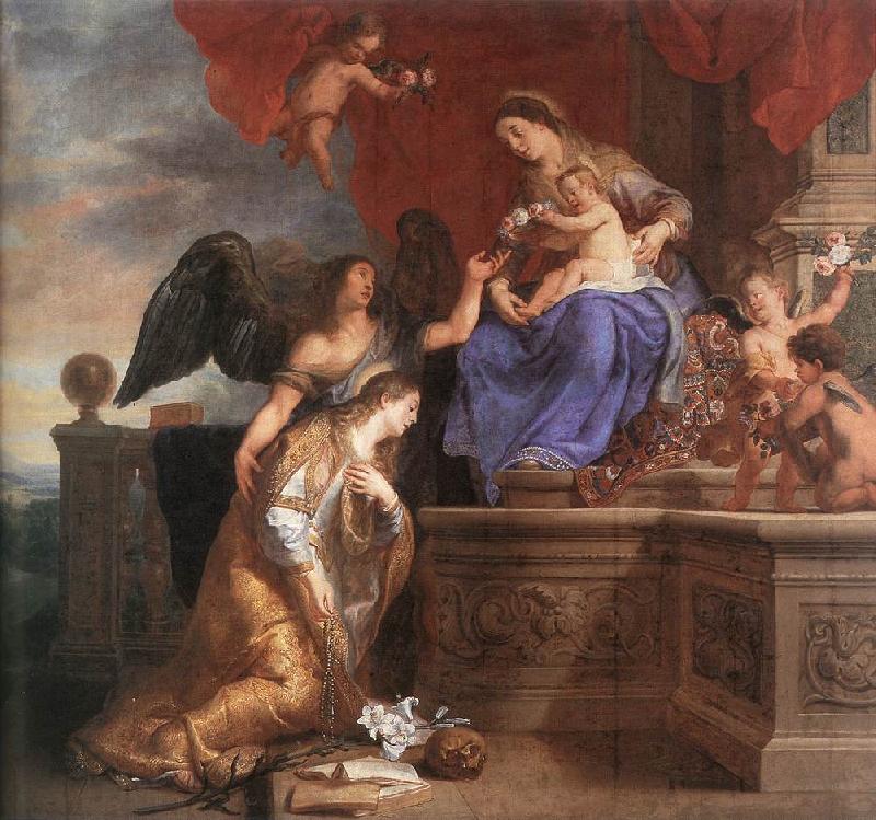 CRAYER, Gaspard de The Coronation of St Rosalie dfgh Germany oil painting art